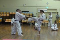 Black Belt Grading Front kick break